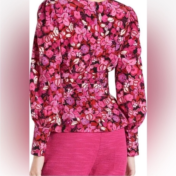 NWT Rebecca Vallance silk floral Bramble top - Picture 10 of 10